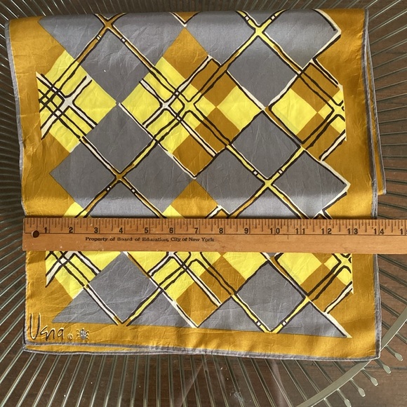 Vera Neumann vintage rectangular scarf 60s 70s - Picture 4 of 8